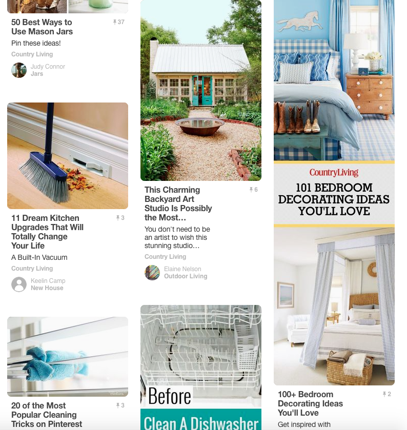 Country Living Pinterest