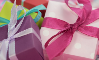 gift wrapped packages